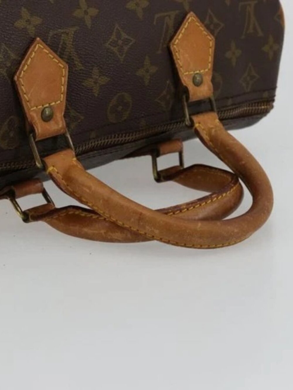 LOUIS VUITTON Monogram Speedy 30 Hand Bag M41526 LV Auth 176936 - Picture 7 of 16